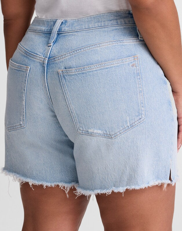 The Plus Perfect Vintage Mid-Length Short in Foster Wash FOSTER WASH