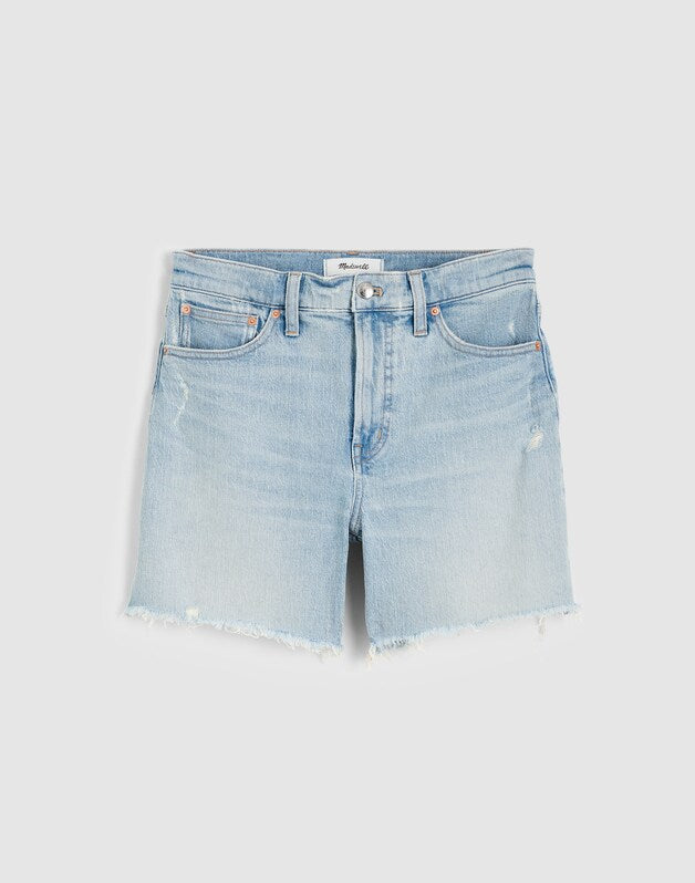 The Plus Perfect Vintage Mid-Length Short in Foster Wash FOSTER WASH