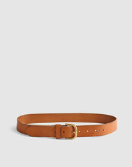 The Everyday Belt in Leather WARM COFFEE