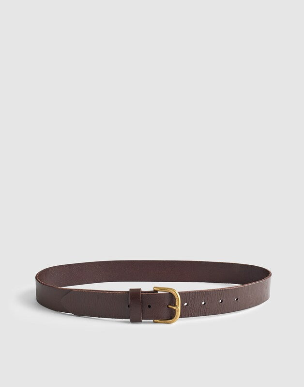 The Everyday Belt in Leather COFFEE BEAN