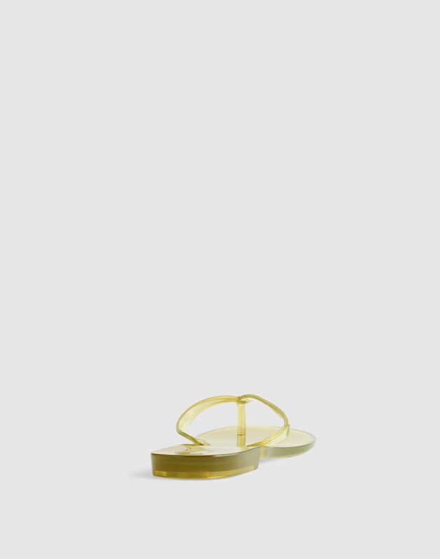 Madewell x Melissa Jelly Thong Sandal LEMON