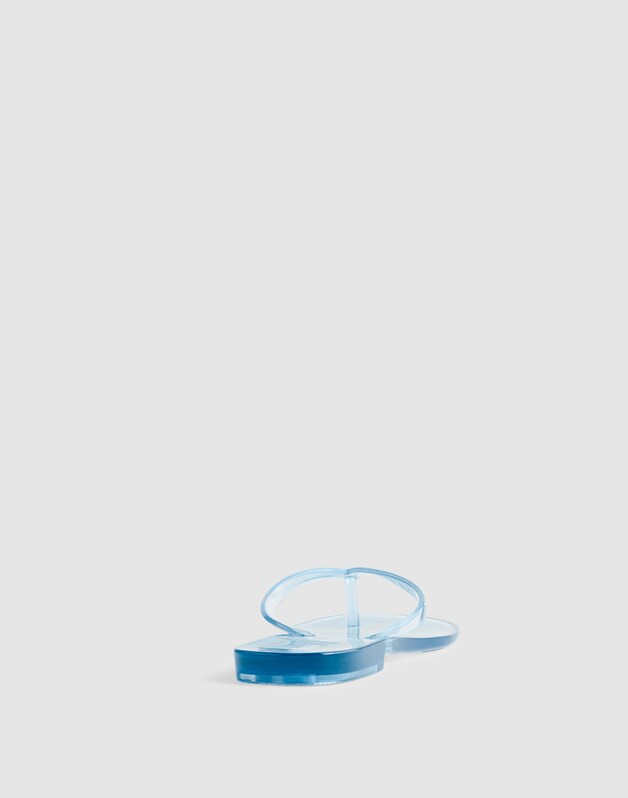 Madewell x Melissa Jelly Thong Sandal BLUEBERRY