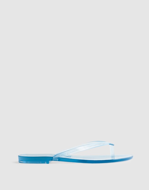 Madewell x Melissa Jelly Thong Sandal BLUEBERRY