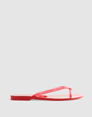 Madewell x Melissa Jelly Thong Sandal CHERRY