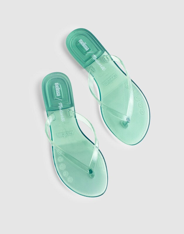 Madewell x Melissa Jelly Thong Sandal KIWI