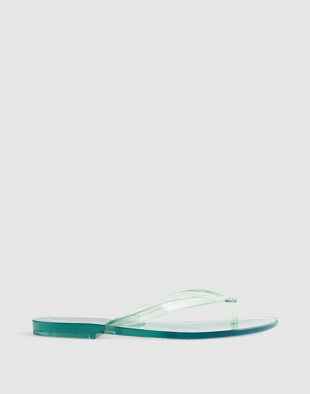 Madewell x Melissa Jelly Thong Sandal KIWI
