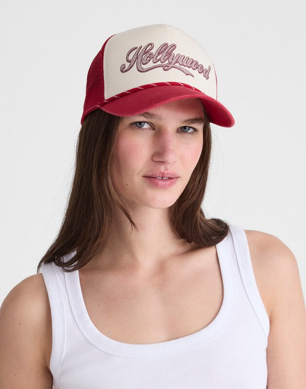 Graphic Trucker Hat VARSITY RED