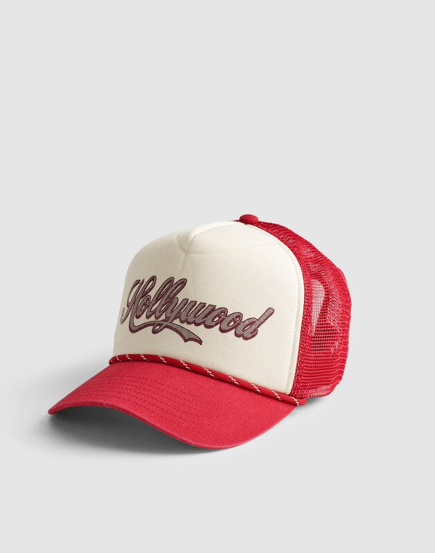 Graphic Trucker Hat VARSITY RED