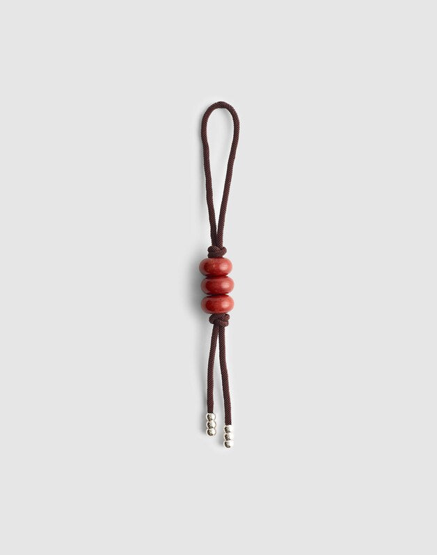 Stone Bag Charm ANTIQUE BROWN