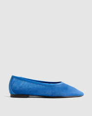 The Mylie Ballet Flat in Mesh RETRO BLUE
