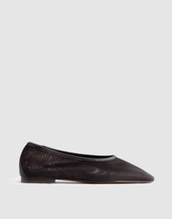 The Mylie Ballet Flat in Mesh DARK CAROB