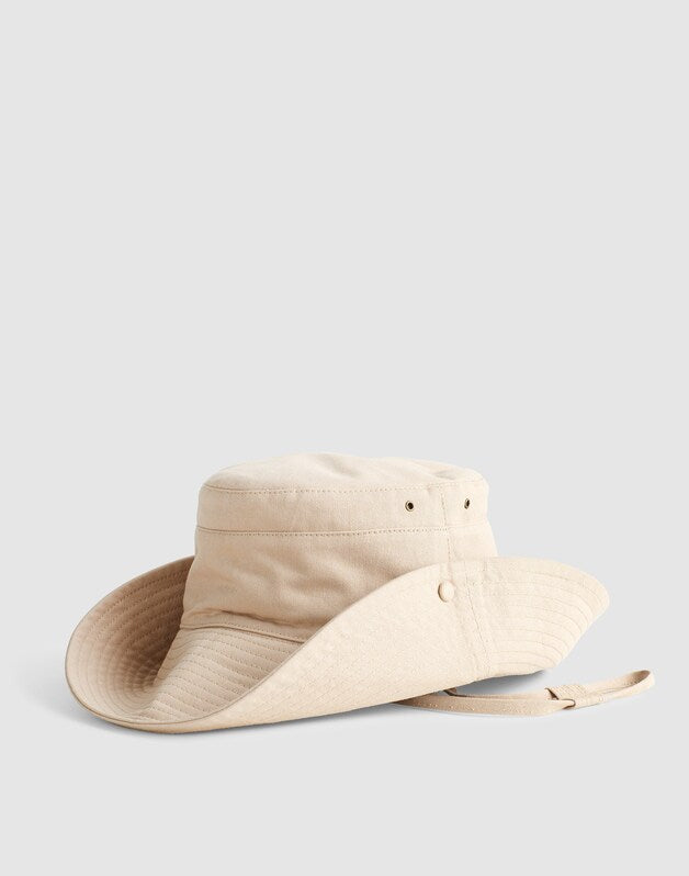 Snap Bucket Hat STUDIO BEIGE