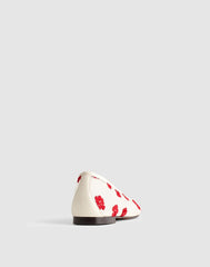 The Mylie Ballet Flat in Mesh VINTAGE IVORY MULTI