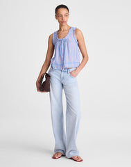 The Leah Top CALM BLUE
