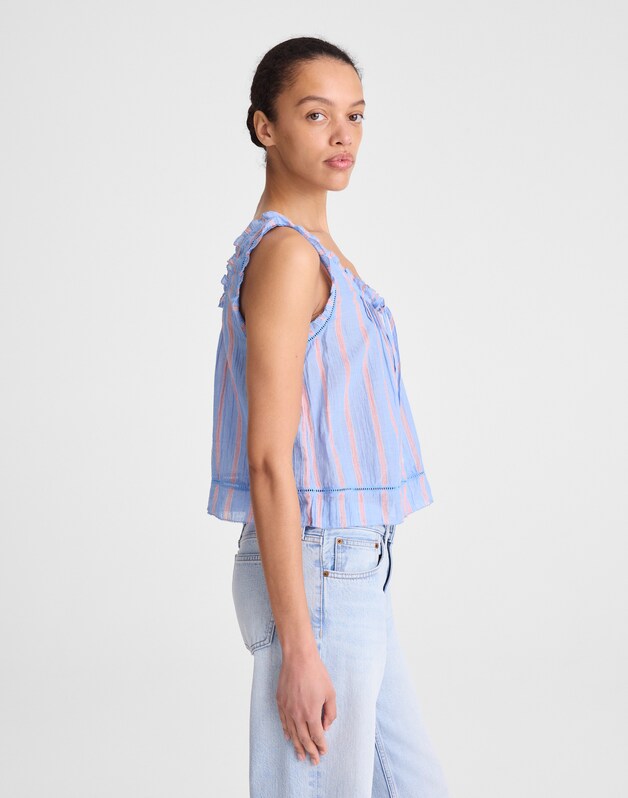 The Leah Top CALM BLUE