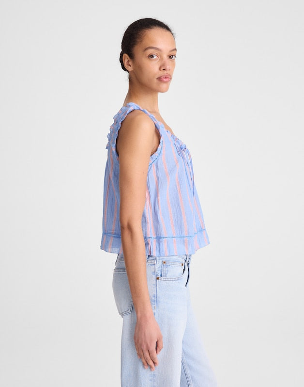 The Leah Top CALM BLUE