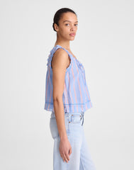 The Leah Top CALM BLUE