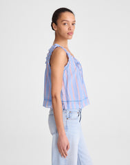 The Leah Top CALM BLUE
