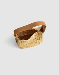 The Sculpted Metal Wristlet Bag AGED COGNAC MULTI