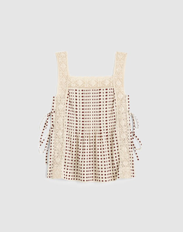 The Sophie Top VINTAGE IVORY