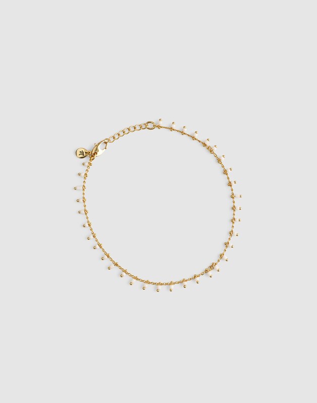 Enamel Chain Anklet WHITE