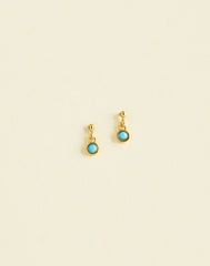 Demi-Fine Turquoise Drop Earrings TURQUOISE MULTI