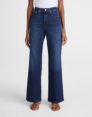The Tall Wide-Leg Jean in Super Stretch Denim DEEP OCEAN WASH