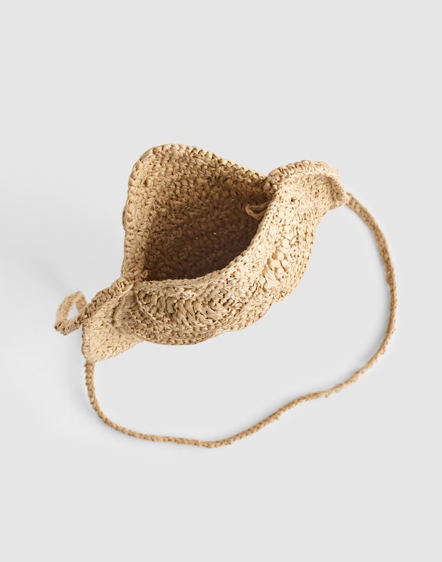 Handwoven Fish Crossbody Bag NATURAL MULTI