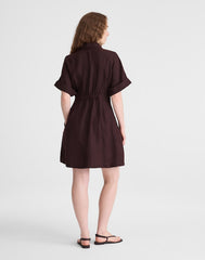 The Perry Mini Shirtdress COCOA