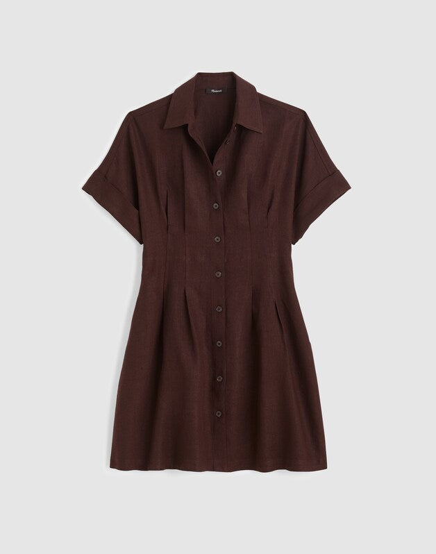 The Perry Mini Shirtdress COCOA