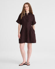 The Perry Mini Shirtdress COCOA