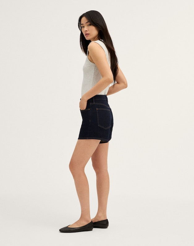 The Perfect Vintage Mid-Length Short RINSE WASH