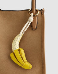 Woven Banana Bag Charm BANANA