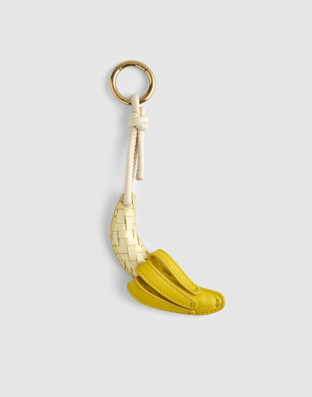 Woven Banana Bag Charm BANANA