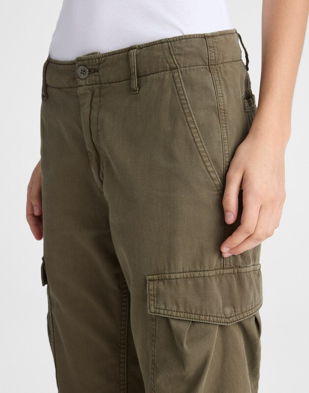 Relaxed Cargo Pants FADED IVY