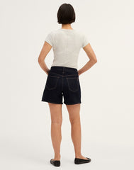 The Curvy Perfect Vintage Mid-Length Short RINSE WASH