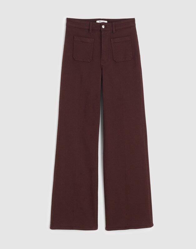 The Curvy Emmy Wide-Leg Pant DARK CAROB