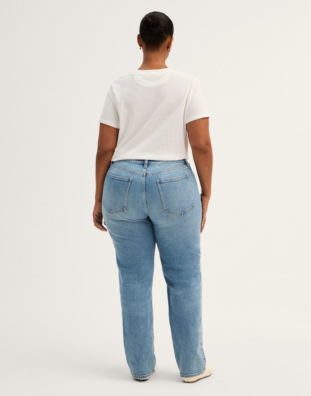 The Plus Jules Slim-Straight Jean RAEBROOK WASH