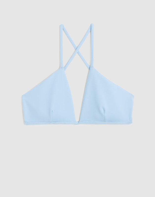 Left On Friday Reef Bikini Top BLUE SKIES