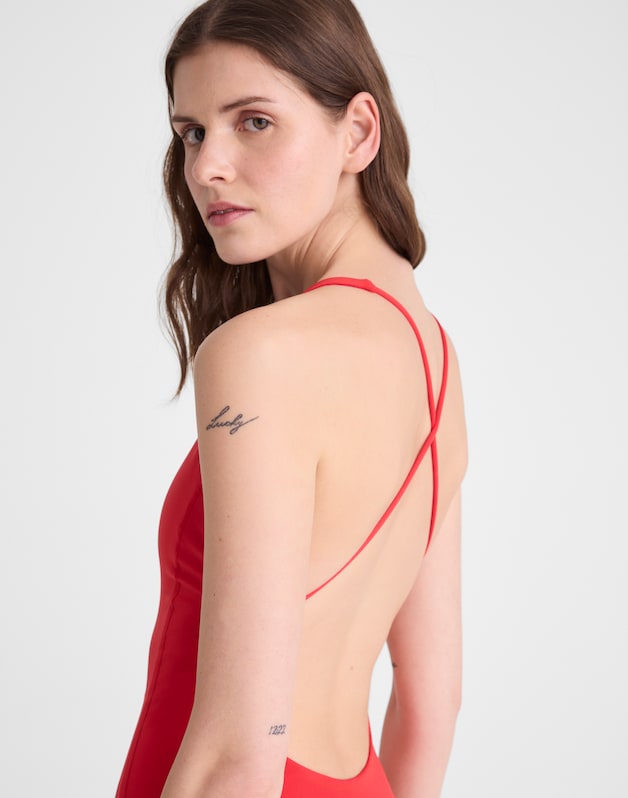 Left On Friday Weekender One-Piece Swimsuit SWEET CHILI HEAT